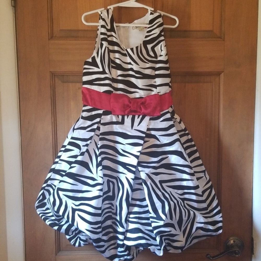 Speechless Girl's size 12 zebra print dress